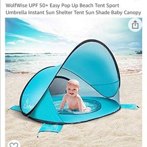 Kids pop up half tent. Brand new